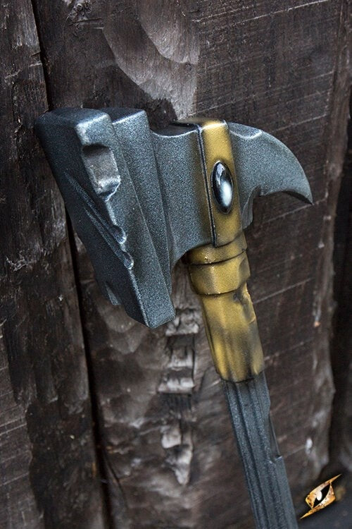 LARP War hammer with precious stone