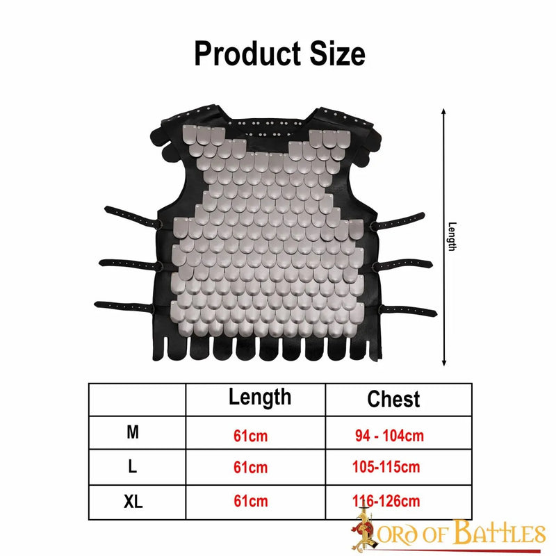 Schaalpantser, lorica squamata, staal