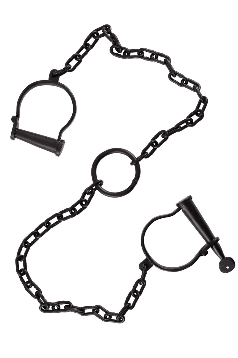 Voetboeien met ketting, 134 cm