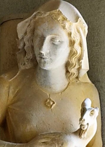 Medieval brooch Eva of Reims, bronze