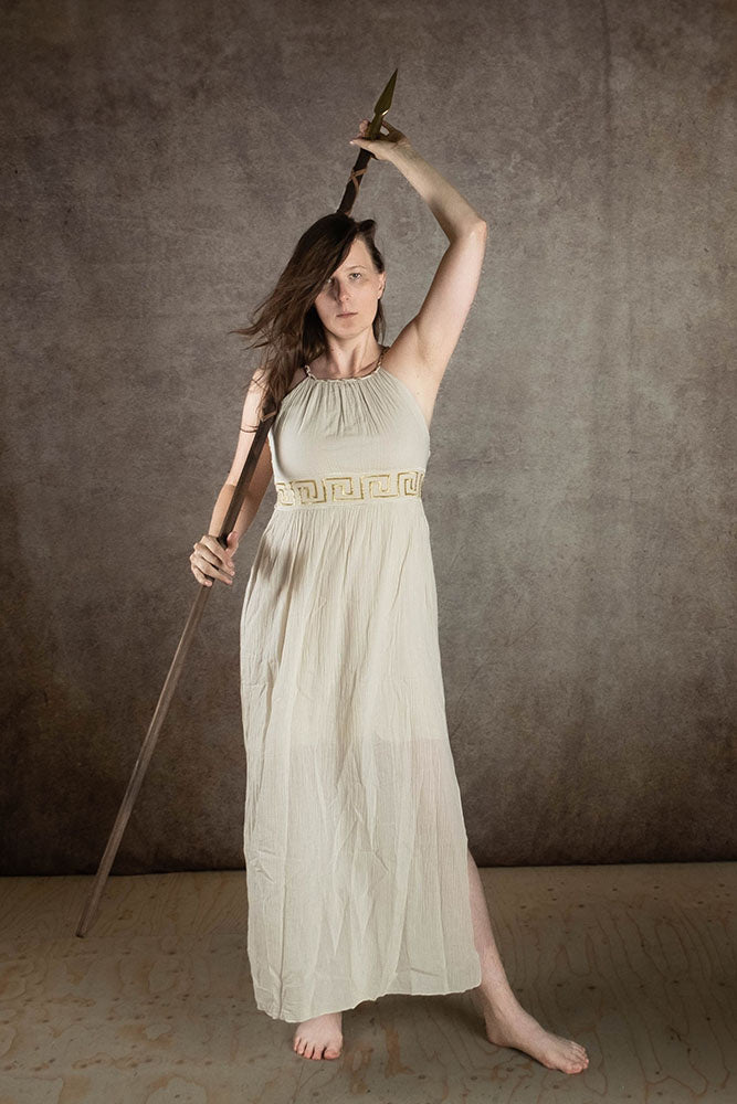 Gudinde kjole circe, fløde