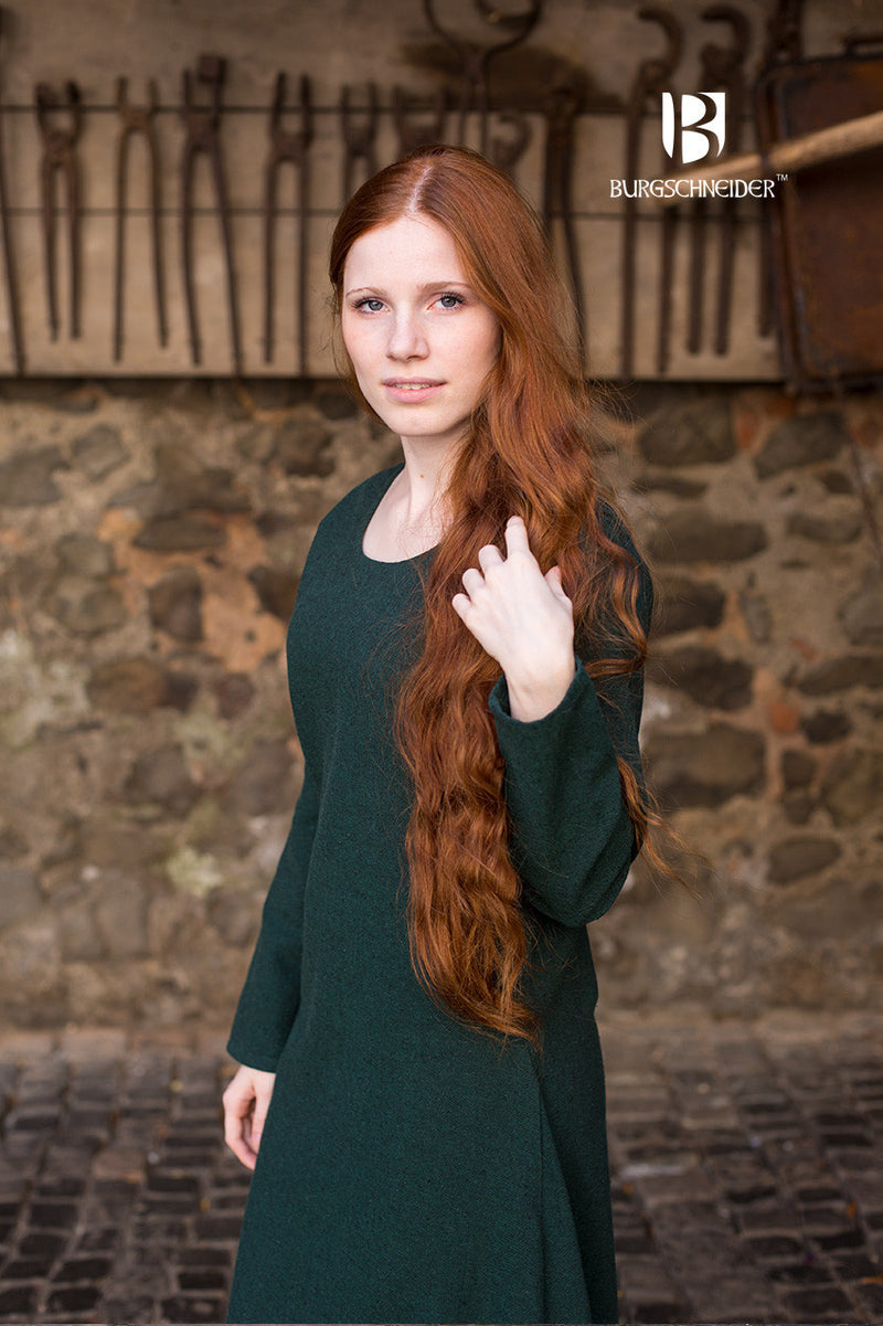 Medieval dress Freya (forest green)