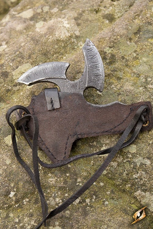 LARP shuriken with holder, black