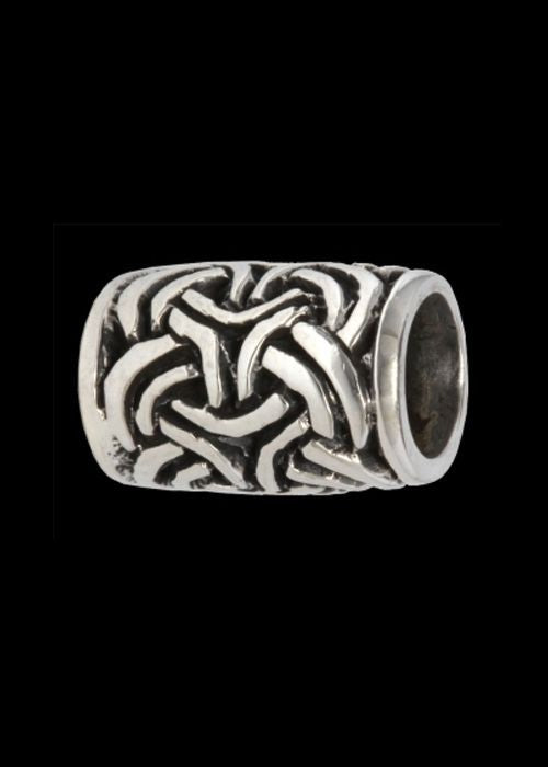 Silver beard bead Borrestyle