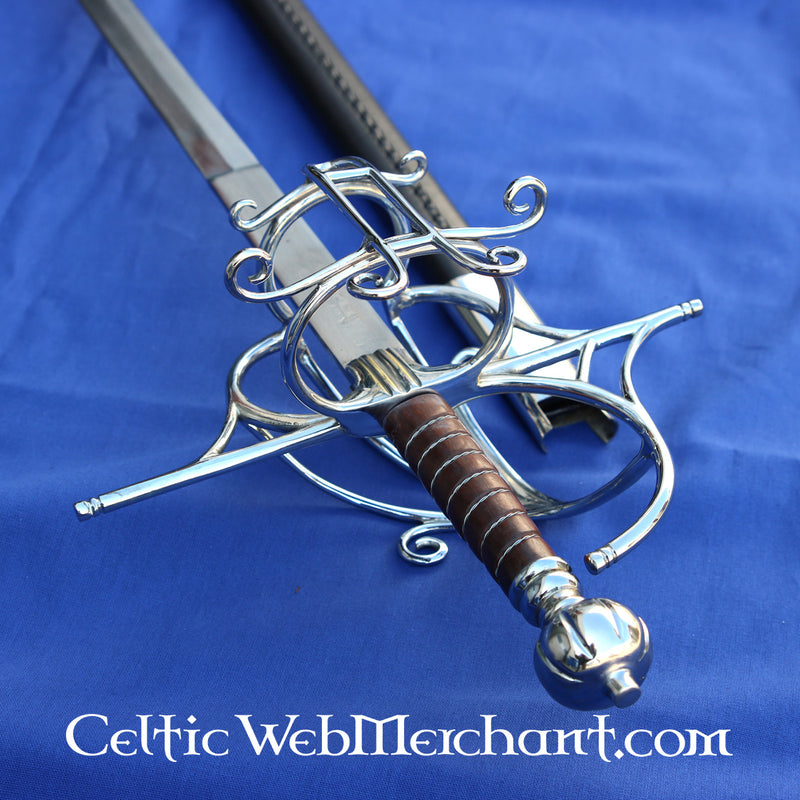 Rapier 16th century with scabbard, semi-sharp