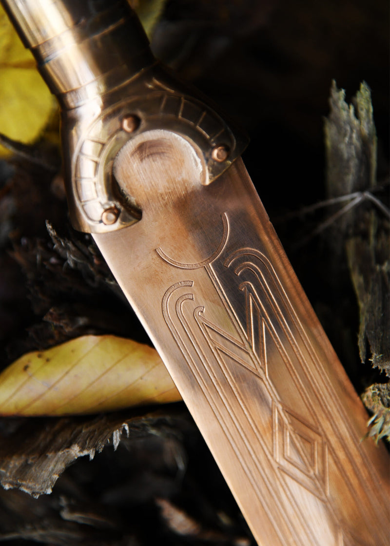 Bronzealder sværd Danmark, halvskarpt 