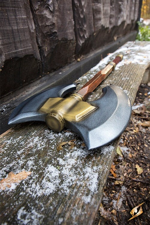 LARP doble hacha de guerra 