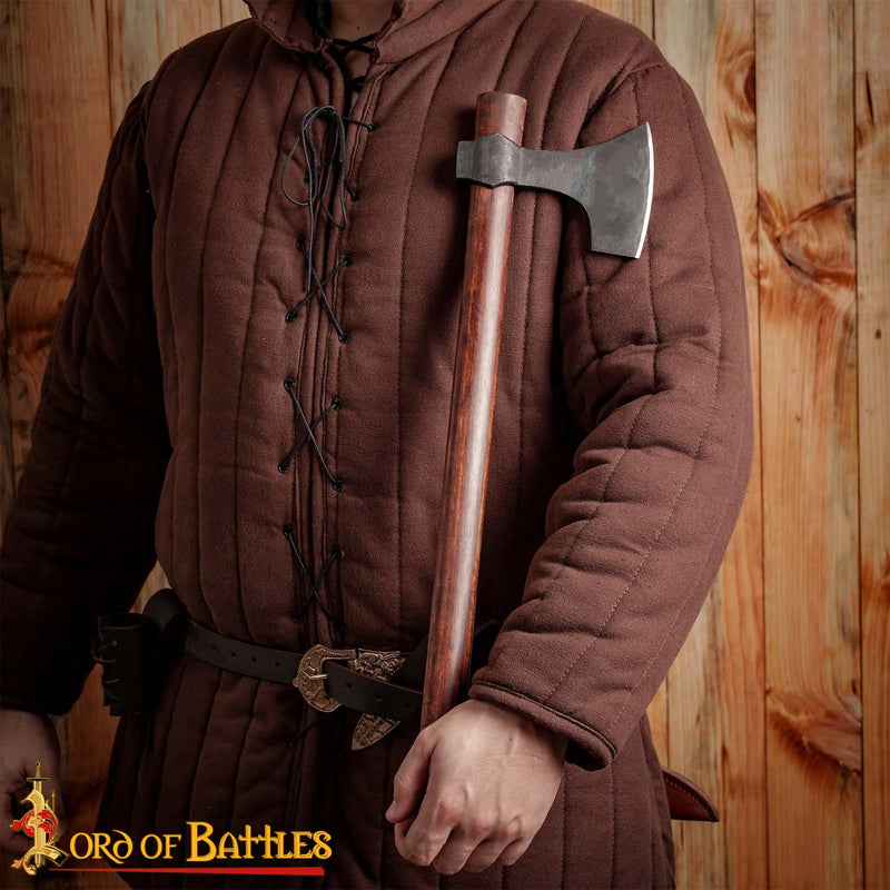 Handgeschmiedeter Wikingerbart Axt, Typ B, semi-scharf 