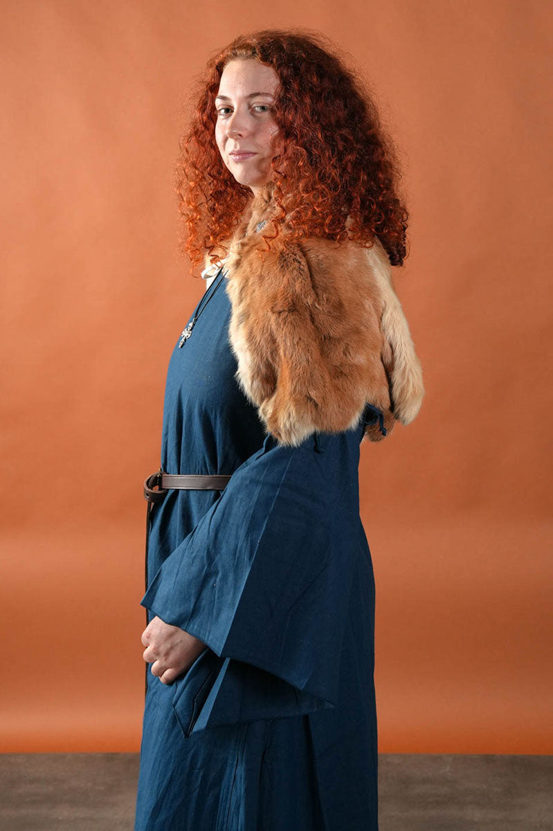 Bont kraag Sven, bruin