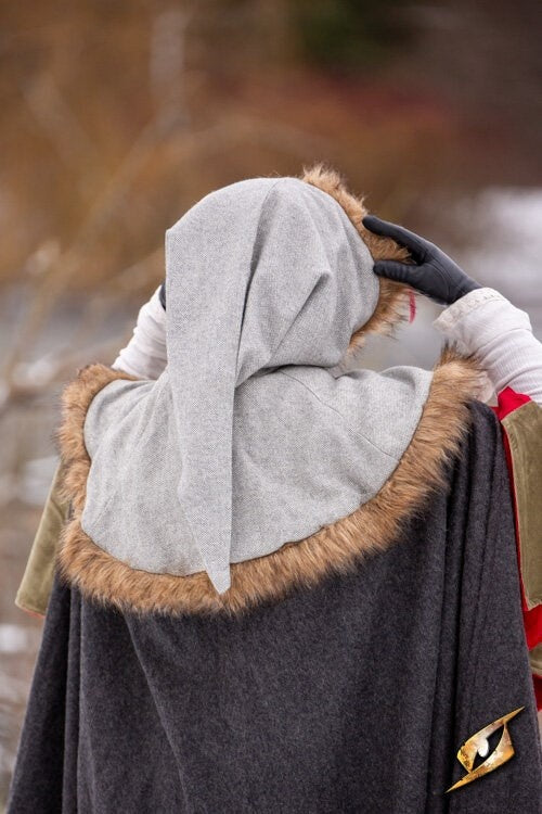 Kaproen Geralt, grijs, wolmix