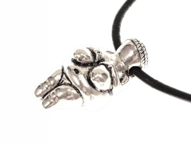 Amulet Mother Goddess Willendorf, silvered