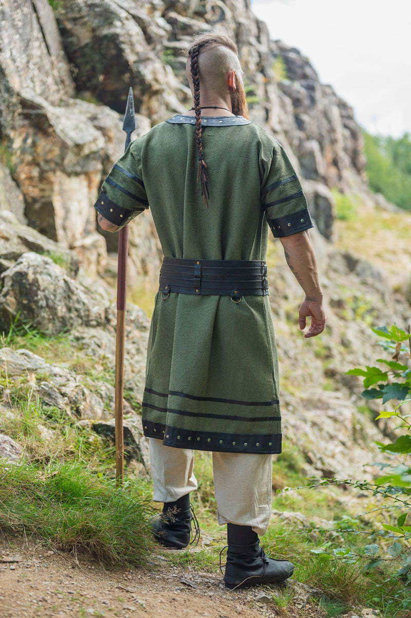 Viking tunique Rollo, vert 