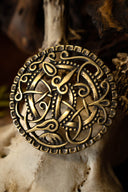 Viking riembeslag Pitney, messing