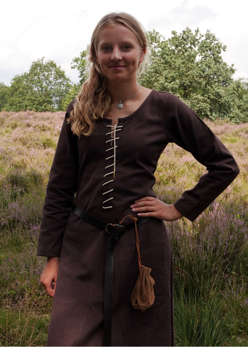 Cotehardie Christina, brun 