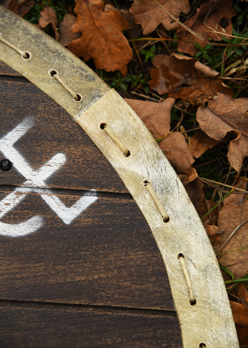 Viking shield Vegvisir with rawhide