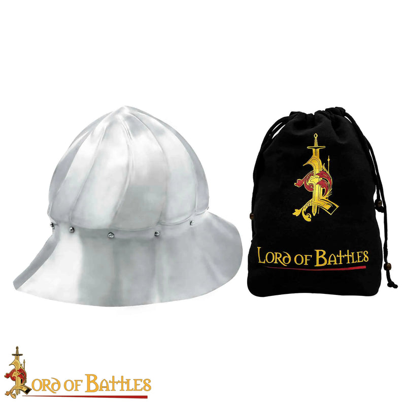 15:e århundradets burgundiska järnhatt, 1,6 mm 