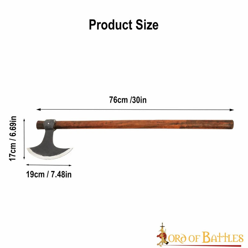 Wikinger-Axt Hakon, semi-scharf 