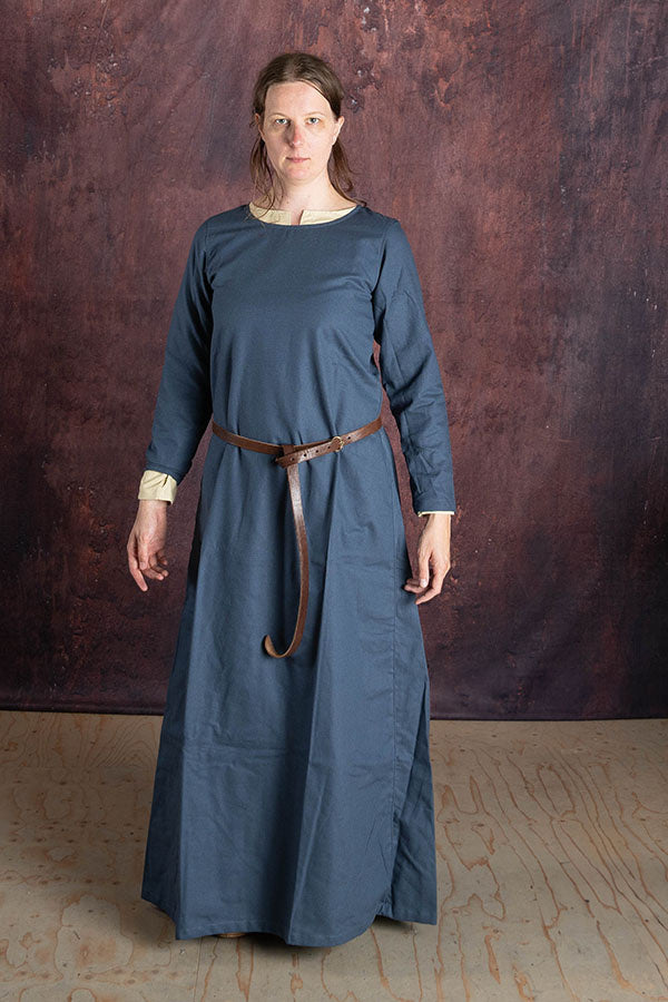 Medieval vestido Freya, azul 