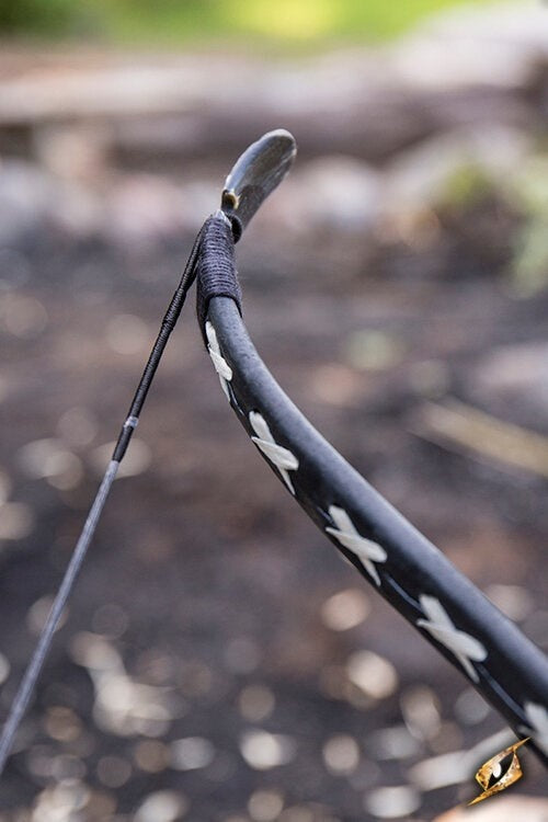 Recurveboog zwart, 118 cm, 24-26 lbs