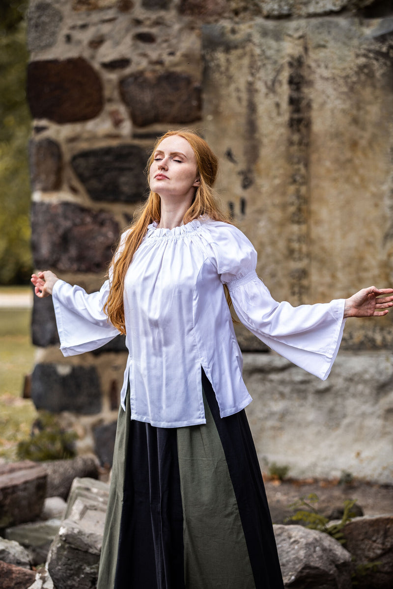 Renaissanceblouse, wit