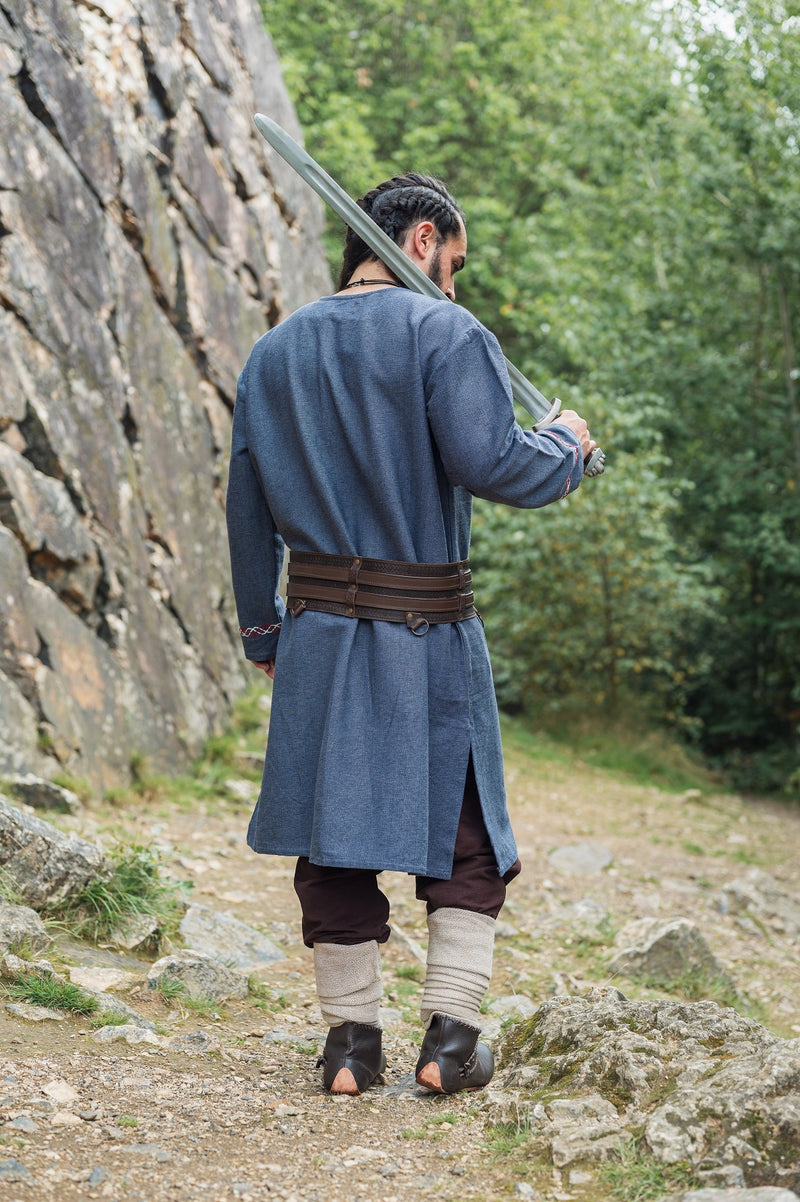 Viking tuniek wolf Fenrir, blauw