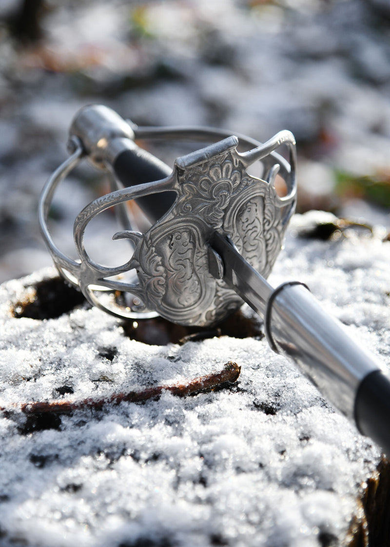 Mortuary hilt zwaard, bot (battle-ready)