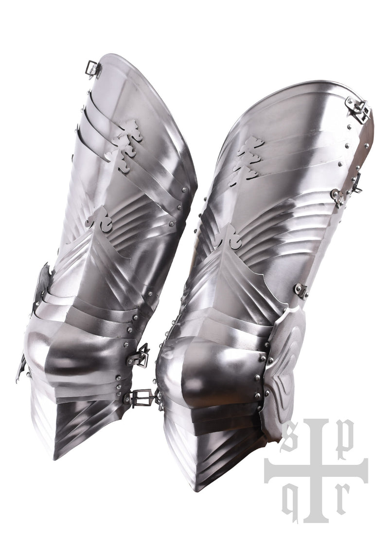 Gothiska cuisses, lårpansar, 1,6 mm 