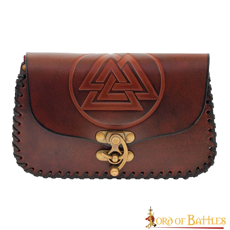 Viking sac avec Valknut, vert 