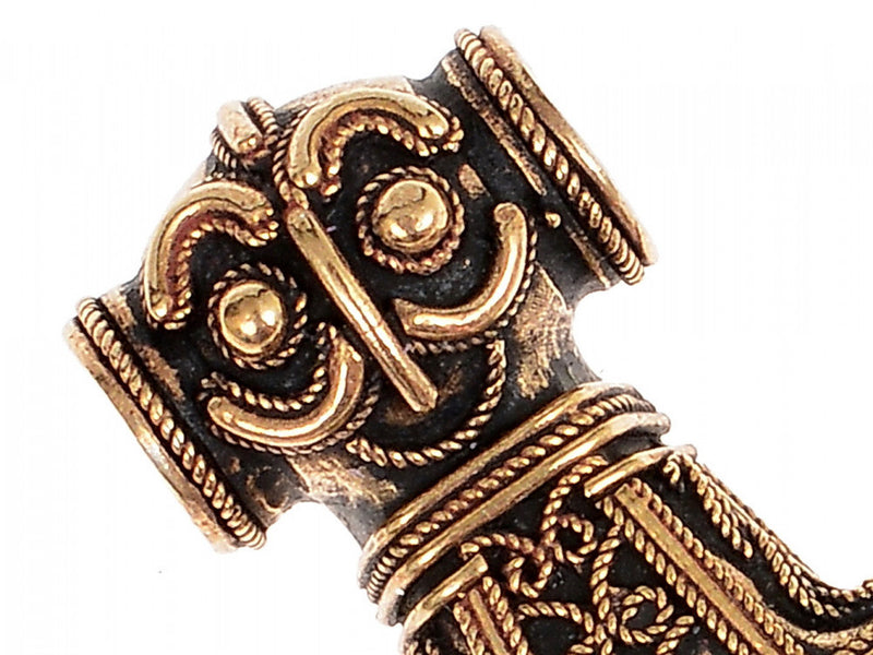 Ödeshög Mjölnir met knoopwerk, brons