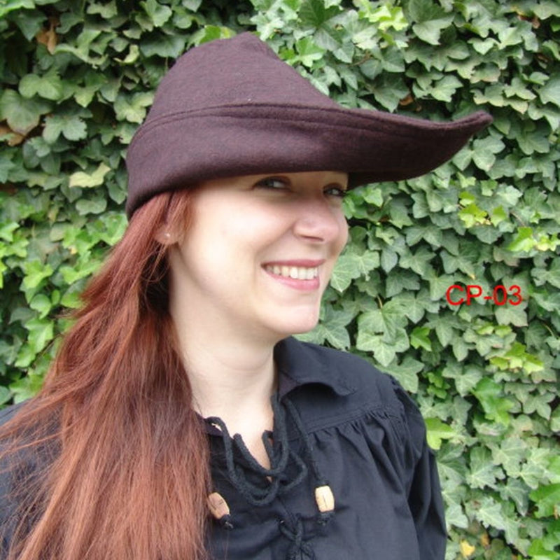 Robin hoed, leer, bruin