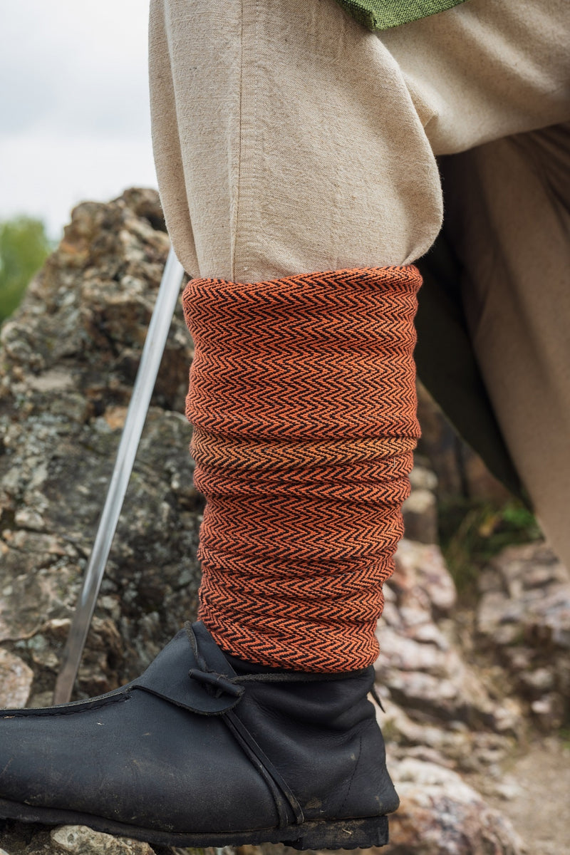 Beenwindsels vissegraatmotief Frode, oranje