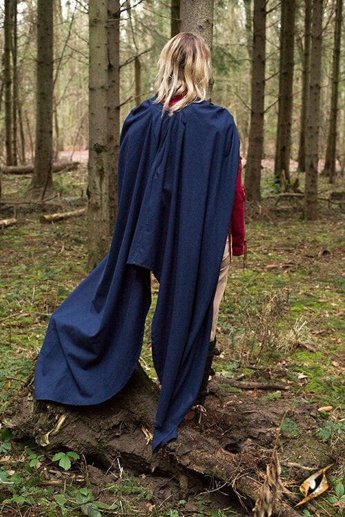 Mantel Jaimie, blauw