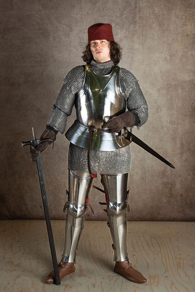 15:e århundradets milanesiska bröstplåt, 1,6 mm 