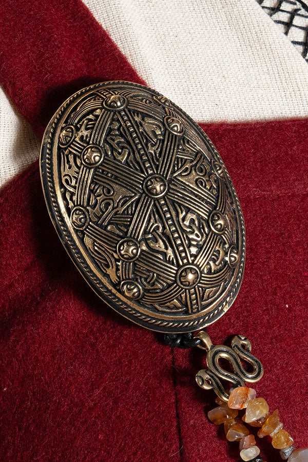 Schildpad broche Oseberg, brons, prijs per stuk