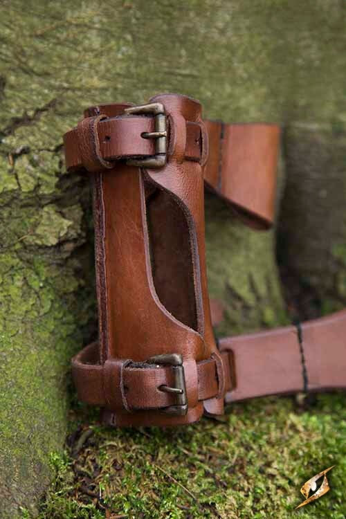 LARP justerbar holder, brun 