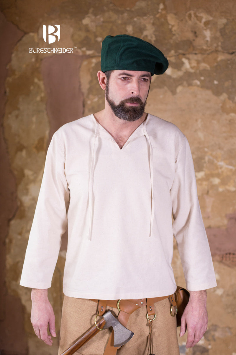 Baret Harald, groen, wolmix