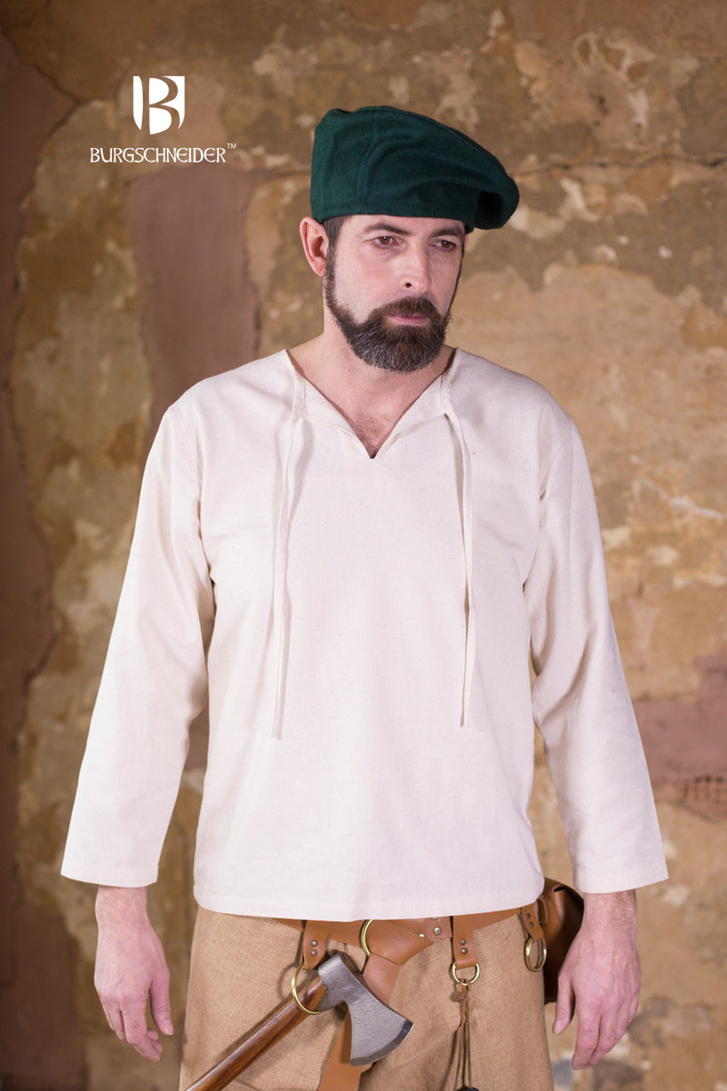 Baret Harald, groen, wolmix