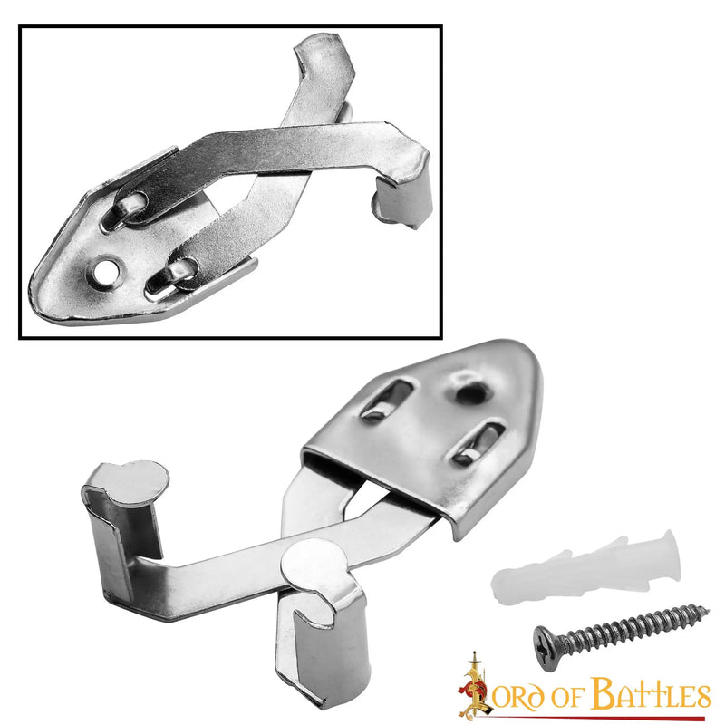 Muurhanger voor zwaarden, max. klingbreedte 6,5 cm