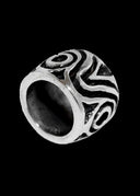 Germaanse haar en baardkraal, sterling zilver