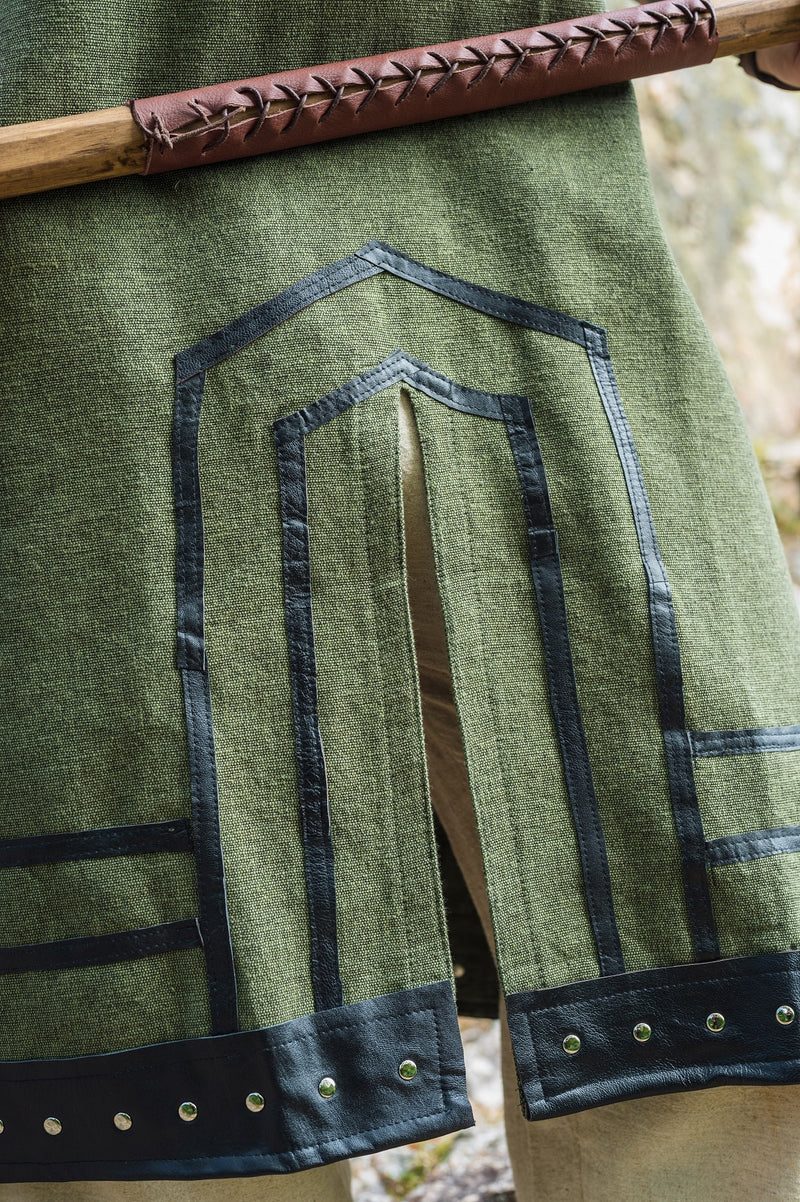 Viking tunique Rollo, vert 