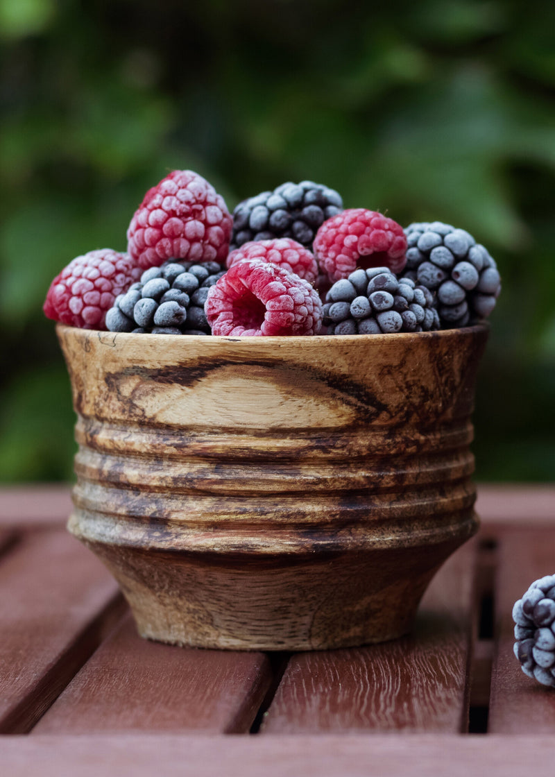 Cuenco vikingo de madera 