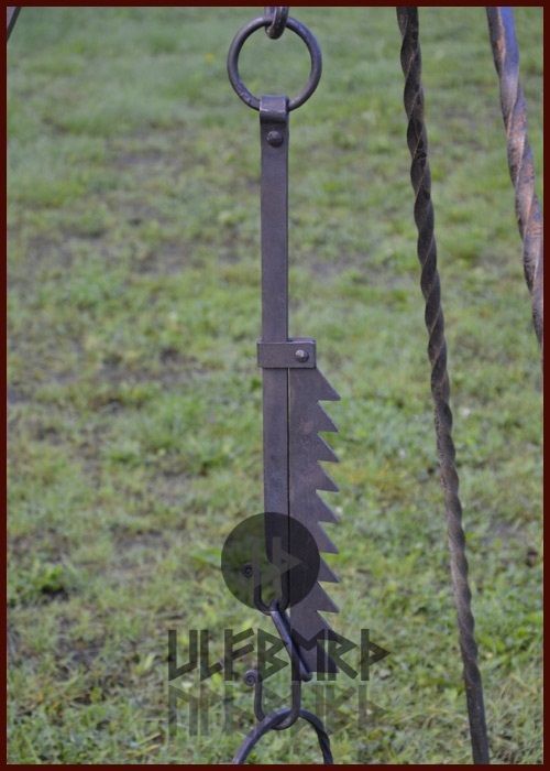 Średniowieczny regulowany hak S 90 cm 