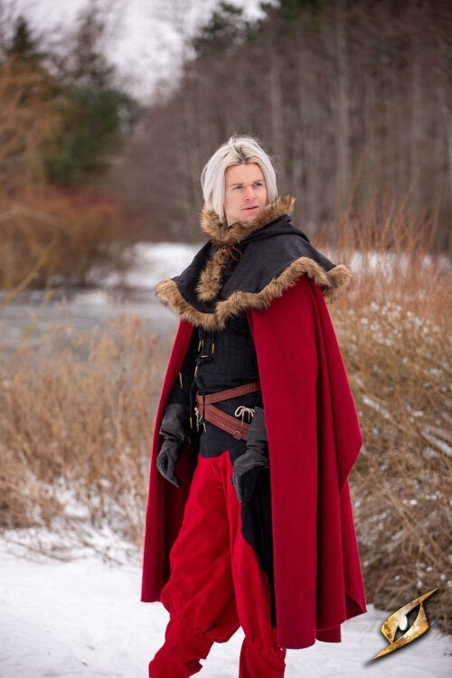 Kaproen Geralt, zwart, wolmix