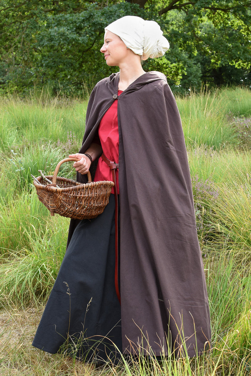 Katoenen mantel Ellyn, bruin