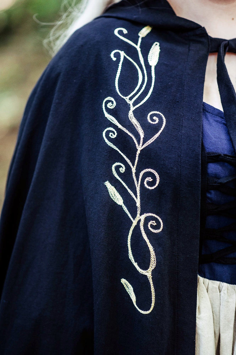 Mantel Serafina, zwart