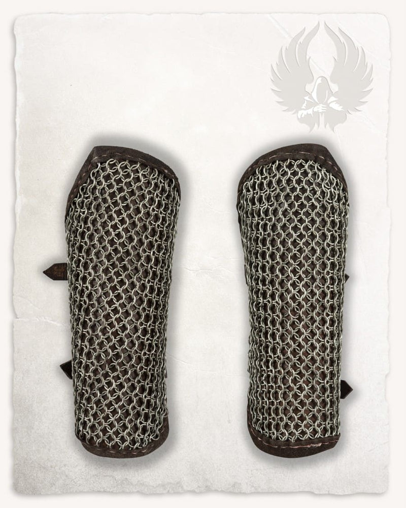 Connor maliën bracers, onderarmbeschermers, 8 mm