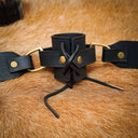 Cintura con supporto per spada, 204 cm, marrone 