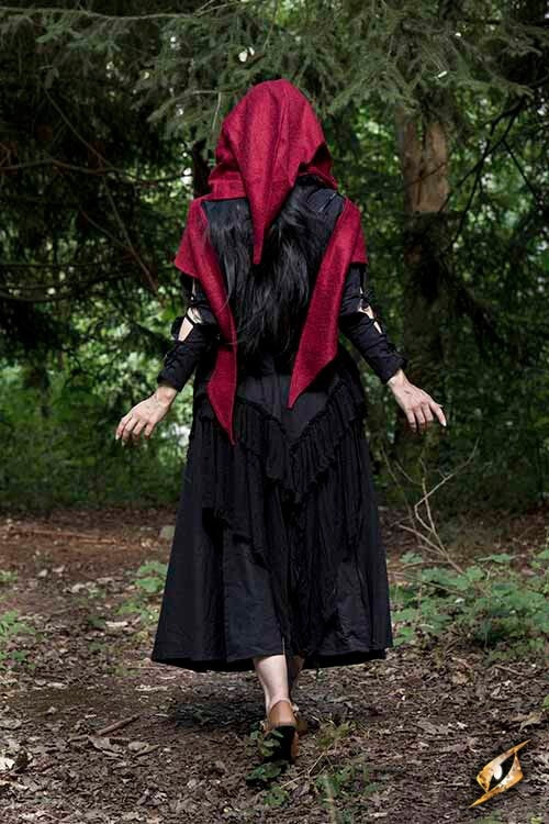 Peleryna Assassins Creed, czerwony 