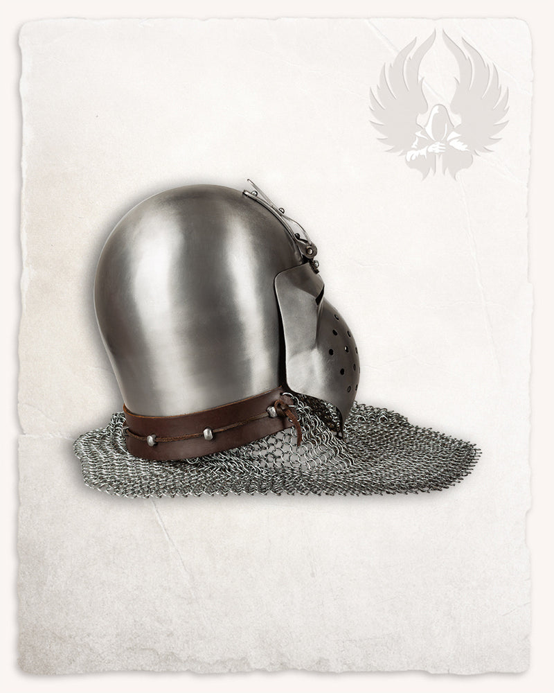 Klappvizier bascinet Ottokar, 1.6 mm