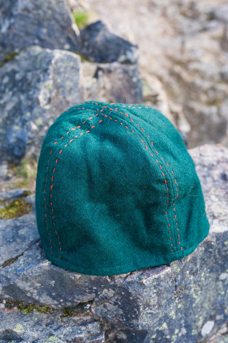 Viking muts Njal, groen, wolmix